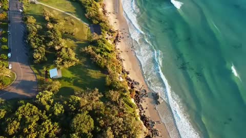 Beach View from Drone