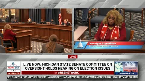Witness #50 testifies at Michigan House Oversight Committee hearing on 2020 Election. Dec. 2, 2020.