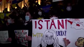 Thousands rally in Georgia in support of Ukraine