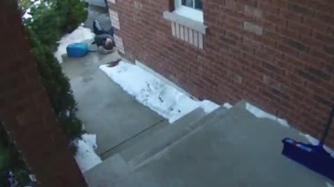 Woman Slips And Falls On Icy Porch And Couldn't Get Up