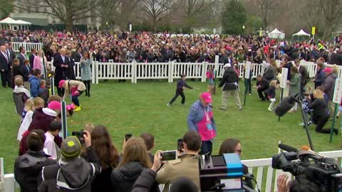 THE REAL EASTER EGG ROLL WITH THE REAL PRESIDENT!!!