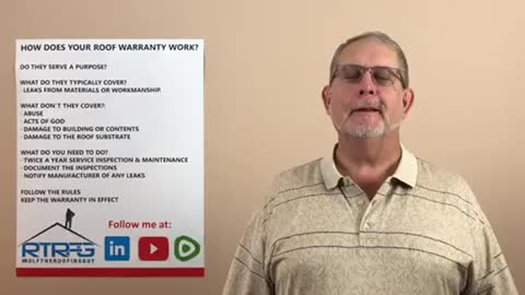 How does your roof warranty work? With #RolfTheRoofingGuy