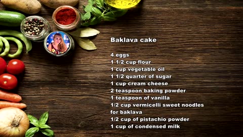 How to make Baklava cake?