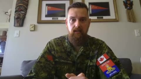 Canadian Army Major Stephen Chledowski breaks ranks and speaks out tonight