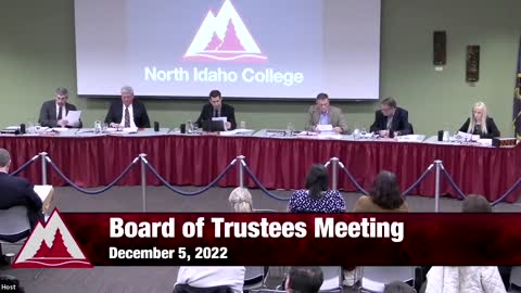 Concern over NIC Board of Trustee Legal Counsel - 12/5/22