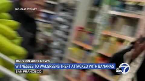 Robber Starts Banana & Cookie Fight With Customer Filming His Brazen Theft In Pelosi's District