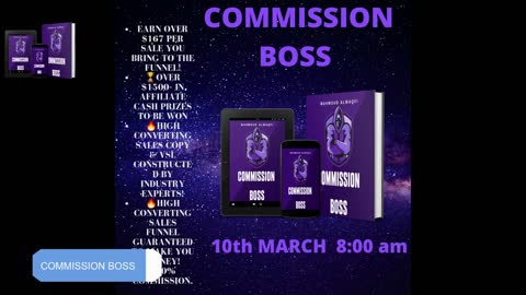 Commission Boss | Reciprocate | Promote | Affiliate and Launch