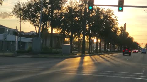 Drive Through Downtown Galveston, Texas