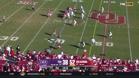 #13 Oklahoma vs TCU Highlights | College Football Week 13 | 2023 College Football