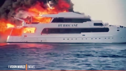 Three British tourists are missing-A luxury hurricane boat fire on the Red Sea