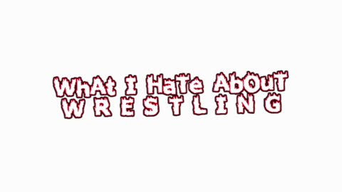 What I hate about wrestling
