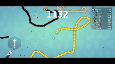 Snake.io game play video - I became big snake 🐍