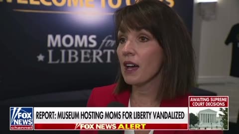 Vandalism and protests greets The Moms for Liberty