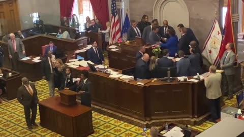 Left wing activists storm Tennessee Capitol