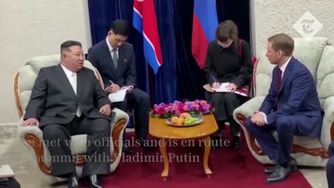 Kim Jong-un arrives in Russia to meet Vladimir Putin
