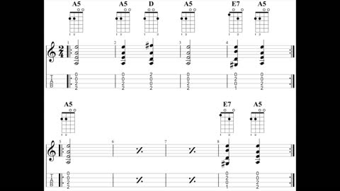 Cotton-eyed Joe Backing Track with Mandolin Chords part 1