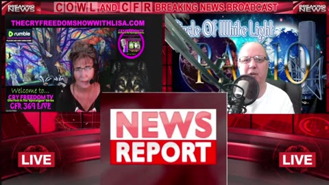 WWW.THECRYFREEDOMSHOWWITHLISA.COM News Update #4 Sept 8th 2023 ALAN & LISA New Format🐺