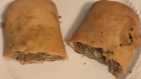 Eating The Home Chef Steak And Cheese Calzone For The First Time!