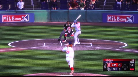 MLB The Show: Louisville Bats vs Nashville Sounds (Perfect Game)