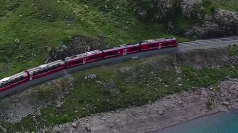 Switzerland's Majestic Ride: Glacier Express Train Journey