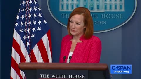 Psaki gaslighting over Biden's xenophobic travel bans, covers Biden's hypocrisy on the subject.