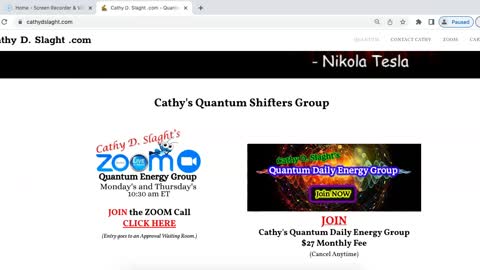 1.16.2023 Quantum Energy Group Zoom Call with Cathy D Slaght