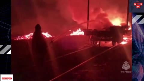 Raging fire kills one, destroys scores of houses in Russia's Urals