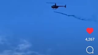 Helicopters Release GMO Mosquitoes Over The City