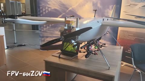 Russian drone carries two FPV drones