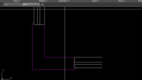 How to draw a corner window