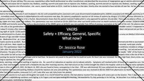 Jessica Rose on VAERS at the Covid Health Symposium