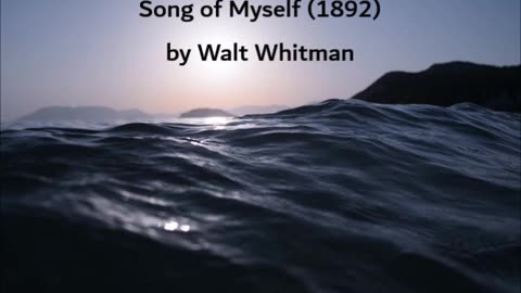 Song of Myself [1892 Version] by Walt Whitman (Audiobook)