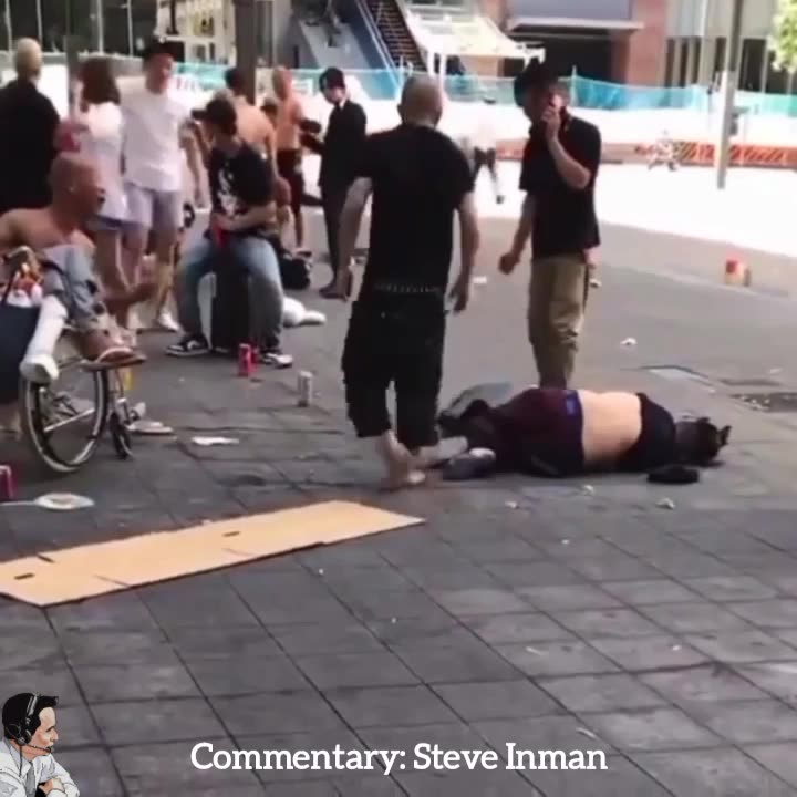 Bully Gets Knocked Out After Attacking Old Man