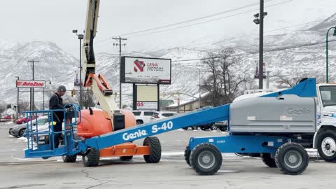 Aerial Boom Lift 2014 Genie S40 4x4 40' Platform Diesel Manlift Telescopic $34,000