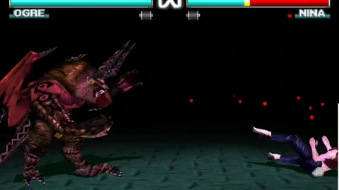 Tekken 3 True Ogre Secret Move - 'Sidewinder' - 60% Damage