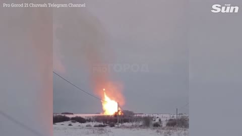 Blast destroys Russian gas pipeline that brings gas to Europe