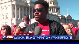 Americans speak out against COVID-19 vaccine mandates