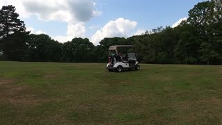 Golf cart drifting