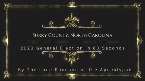 Surry County, North Carolina 2020 Election in Sixty Seconds