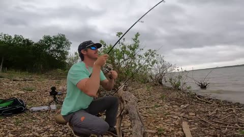 Shoreline Catfishing with HAIRY Stink Bait