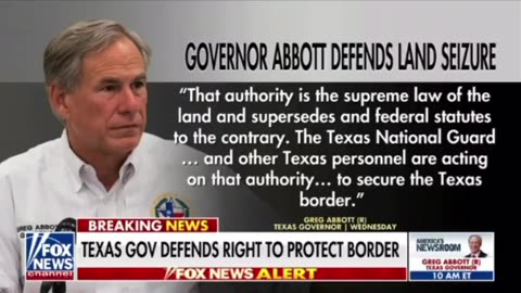 The Biden Regime is demanding that Texas Gov. Greg Abbott abandon Shelby Park by TOMORROW.