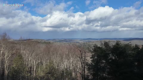 Quick time lapse how quick the weather changes in the mountains of PA!