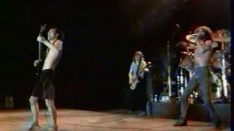 ACDC - Concert Movie with Bon Scott = Live Concert Music Video Paris 1980
