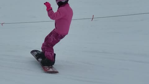 Katy slow snow jump