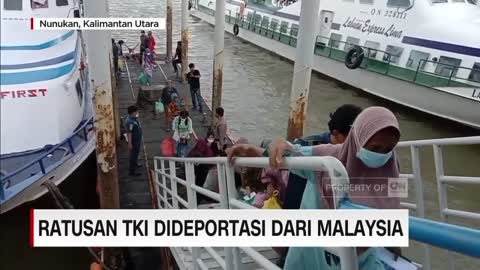 Ratusan TKI Dideportasi dari Tawau Malaysia Karena Tak Memiliki Paspor