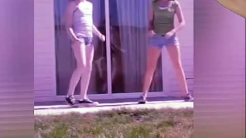 TikTok Girls Goofing Around Dance TikTok Teens