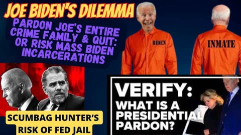 Biden's Choice After GOP Impeachment/ Hunter Indictment is Elementary: “Pardon Me!”
