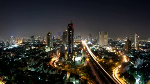 Beautiful skyscape at night