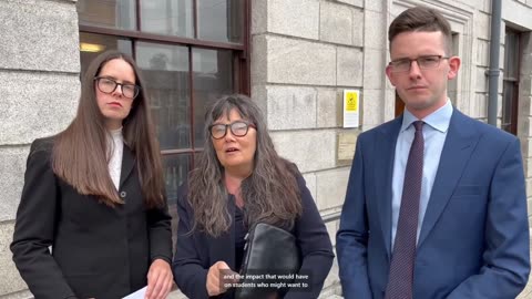 Ammi Burke's assault case at the Court of Appeal with her mother Martina & Josiah Burke 22-04-24