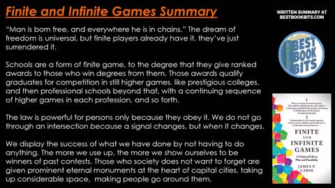 Finite and Infinite Games Book by James Carse